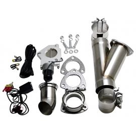 Granatelli 4.0in Stainless Steel Electronic Exhaust Cutout w/Slip Fit/Band Clamp buy in USA