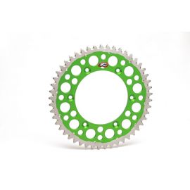 Renthal 92-98 Kawasaki KX125/ KX 250 2T/ KLX650/R Rear Twinring - Green 520-49P Teeth buy in USA