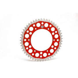 Renthal 96-18 Honda CR250R/ CRF150/250R/450R/X/ XR 250R/650RRear Twinring - Red 520-48P Teeth buy in USA