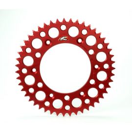 Renthal 96-18 Honda CR250R/CRF150-450R/X/XR 250R/650R Rear Grooved Sprocket - Red 520-48P Teeth buy in USA