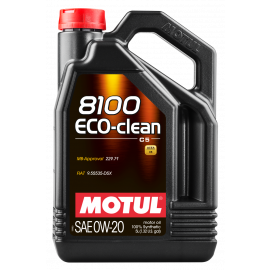 Motul 5L Synthetic Engine Oil 8100 0W20 Eco-Clean buy in USA