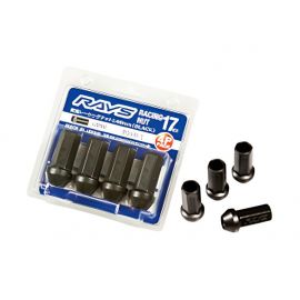 Rays 17 Hex L48 Racing Nut 12x1.5 - Black (4 Pieces) buy in USA