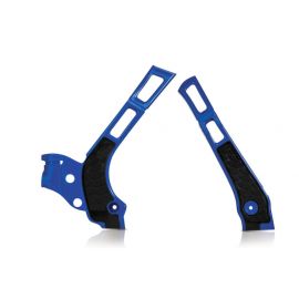 Acerbis 21-24 Fantic XE/XX/ 05-24 Yamaha YZ125/250/ YZ125X/YZ250X Frame Guard X Grip - Blue/ Black buy in USA