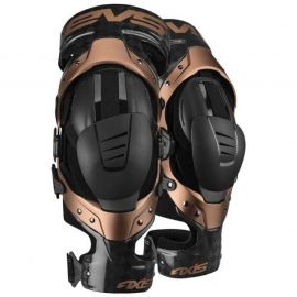 EVS Axis Pro Knee Brace Black/Copper Pair - Medium buy in USA