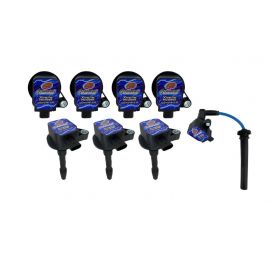 Granatelli 18-23 Ford 5.0L 4V Hi-Perf Coil-On-Plug Wire Conn Kit w/Coil Packs- Blue (65K Volt) buy in USA