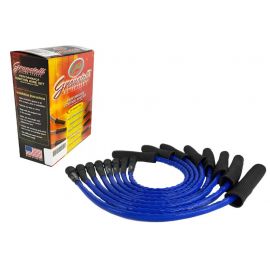 Granatelli 10-14 Ford 6.2L Perf Wire Set w/Inserts/Blue Hi-Temp Jacket/Black Fire Sleeve buy in USA