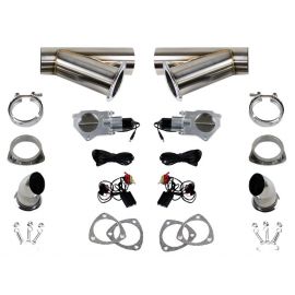 Granatelli 2.25in Stainless Steel Electronic Dual Exhaust Cutout buy in USA