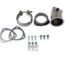 Granatelli 3.0in 304SS Turn Down w/V-Band & Gaskets buy in USA