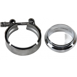 Granatelli 2.25in Flat Flanges w/V-Band Clamp buy in USA