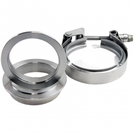 Granatelli 3.5in Mild Steel Mating Male to Female Flanges w/V-Band Clamp buy in USA