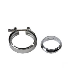 Granatelli 4.0in Aluminum Mating Male to Female Flanges w/V-Band Clamp/O-Ring Seal buy in USA