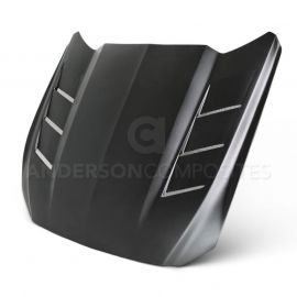 Anderson Composites 2015-2017 Ford Mustang (Excl. GT350/GT350R) Fiberglass Heat Extractor Hood buy in USA