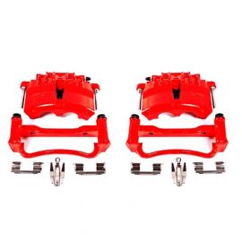 Power Stop 03-04 Ford Mustang Front Red Calipers w/Brackets - Pair buy in USA