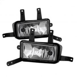 Spyder Chevy Suburban Tahoe 2015-17 OEM Fog Lights W/Chrm trim Cover and Switch Clear FL-CTAH15-C buy in USA