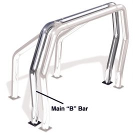 Go Rhino RHINO Bed Bar - Rear Main B bar - Chrome buy in USA