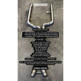 ✯✯✯✯✯ Design Performance Equal Length Single Mid Pipe for BMW M3 G80 M4 G82 S58 buy in USA