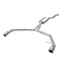 afe MACH Force-Xp 13-16 Audi Allroad L4 SS Axle-Back Exhaust w/ Polished Tips buy in USA