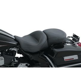 Mustang 08-21 Harley Electra Glide Std, Rd Glide, Rd King, Street Glide Touring 1PC Seat - Black buy in USA