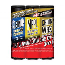 Maxima Chain Wax Ultimate Chain Care Combo Kit 3-Pack Aerosol buy in USA