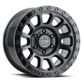 ICON Hulse 17 X 8.5 6 X 5.5 0mm Offset 4.75in BS Double Black buy in USA