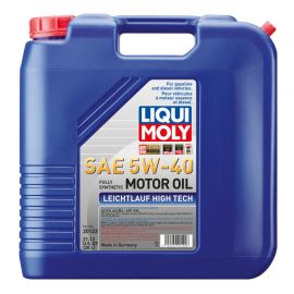 LIQUI MOLY 20L Leichtlauf (Low Friction) High Tech Motor Oil SAE 5W40 buy in USA