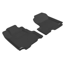 3D MAXpider 2007-2011 Honda CR-V Kagu 1st Row Floormat - Black buy in USA