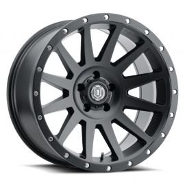 ICON Compression 20x10 6x5.5 -19mm Offset 4.75inBS Satin Black Wheel buy in USA