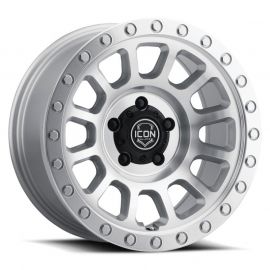 ICON Hulse 17 X 8.5 6 X 5.5 0mm Offset 4.75in BS Silver Machined buy in USA