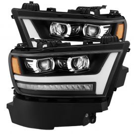 AlphaRex 19-20 Ram 1500HD PRO-Series Proj Headlight Plnk Style Blk w/Activ Light/Seq Signal/Plnk DRL buy in USA