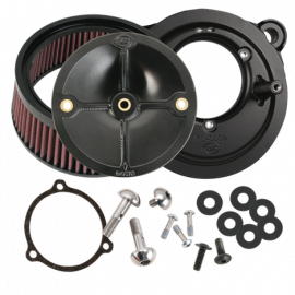 S&S Cycle 2008+ BT w/ S&S 58mm Throttle Body Stealth Air Cleaner Kit w/o Cover buy in USA