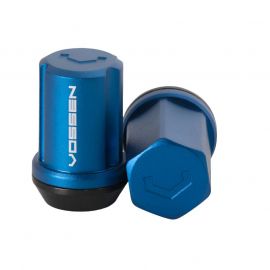 Vossen 35mm Lug Nut - 14x1.5 - 19mm Hex - Cone Seat - Blue (Set of 20) buy in USA