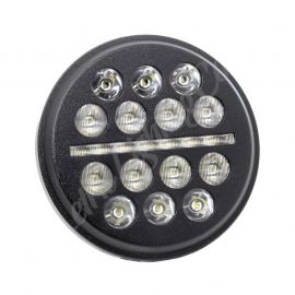 Letric Lighting 5.75? LED Black Buck-Shot Style mini-multi Headlight buy in USA