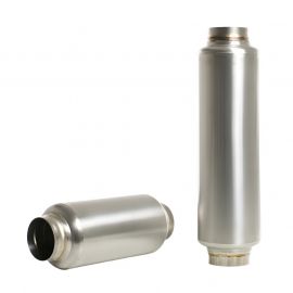 Ticon Industries 12in OAL 2.5in In/Out Ultralight Titanium Muffler buy in USA