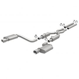 MagnaFlow 11-12 Dodge Charger SRT-8 Hemi Dual Split Rear Exit Stainless Cat-Back Performance Exhaust buy in USA