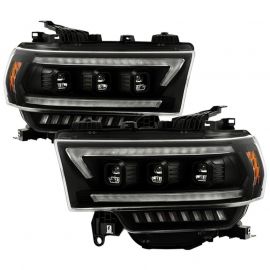 Spyder 19-22 Dodge Ram 2500/3500 (Halogen Model Only) Proj. Headlights (PRO-YD-DR19HDHALAP-SEQ-BK) buy in USA