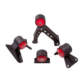 Innovative 07-13 Mitsubishi Evolution 4B11T Black Steel Mounts 75A Bushings buy in USA