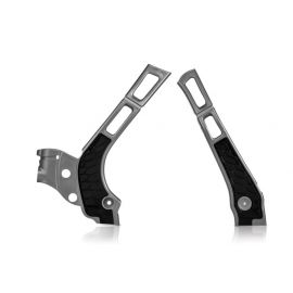 Acerbis 21-24 Fantic XE/XX/ 05-24 Yamaha YZ125/250/YZ125X/YZ250XFrame Guard X Grip - Silver/ Black buy in USA