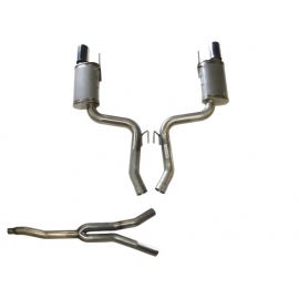 JBA 15-20 Ford Mustang EcoBoost 304 Stainless Steel Cat-Back Exhaust buy in USA