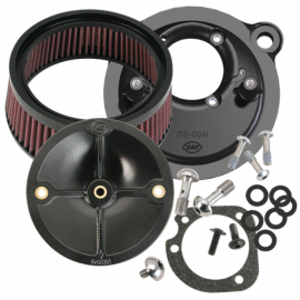 S&S Cycle 91-06 XL Sportster Models w/ Stock CV Carb Stealth Air Cleaner Kit w/o Cover buy in USA