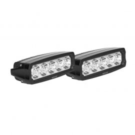 Westin Fusion5 LED Light Bar Single Row 5.5 inch Flex w/3W Epistar (Set of 2) - Black buy in USA