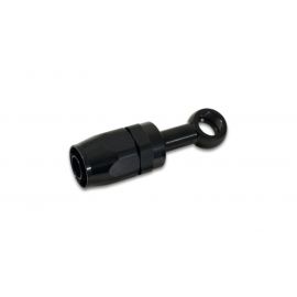 Vibrant -10AN Banjo Hose End Fitting for use with M12 or 7/16in Banjo Bolt - Aluminum Black buy in USA