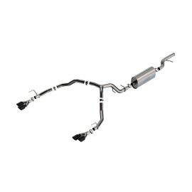 Borla 21-22 Chevrolet Tahoe 5.3L V8 2/4WD 4DR 3in/2.75in Touring Cat-Back Exhaust -Black Chrome Tips buy in USA