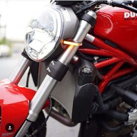 New Rage Cycles 14-16 Ducati Monster 1200 Front Turn Signals buy in USA