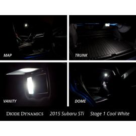 Diode Dynamics 15-19 Subaru WRX Interior Light Kit Stage 1 - Blue buy in USA