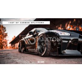 Maxton Design Wide Body Kit + Set Of Carbon Splitters for Nissan Skyline GT-R 35 buy in USA