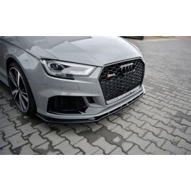 Maxton Design Audi RS3 Facelift Sedan Front Splitter Lip V1 buy in USA