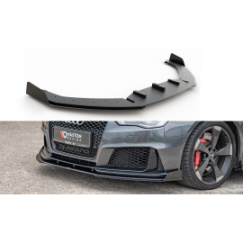 Maxton Design Racing Durability Front Splitter + Flaps Audi RS3 8VA Sportback Front Lip buy in USA