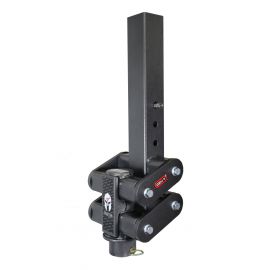 Gen-Y Spartan Torsion-Flex 5in Offset 4in SQ Tube Gooseneck 2-5/16in Coupler Standard Height buy in USA