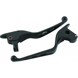 Bikers Choice 14-Up Touring Black Tri-Hole Lever Set buy in USA