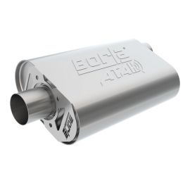 Borla CrateMuffler Big Block Mopar 383/413/426/440 2.5in Offset/Center 14inx4.35inx9in Oval Muffler buy in USA